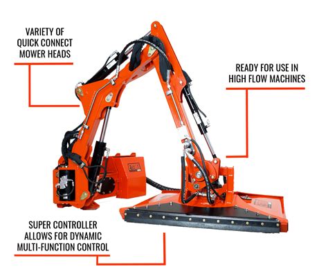 skid steer boom mower parts